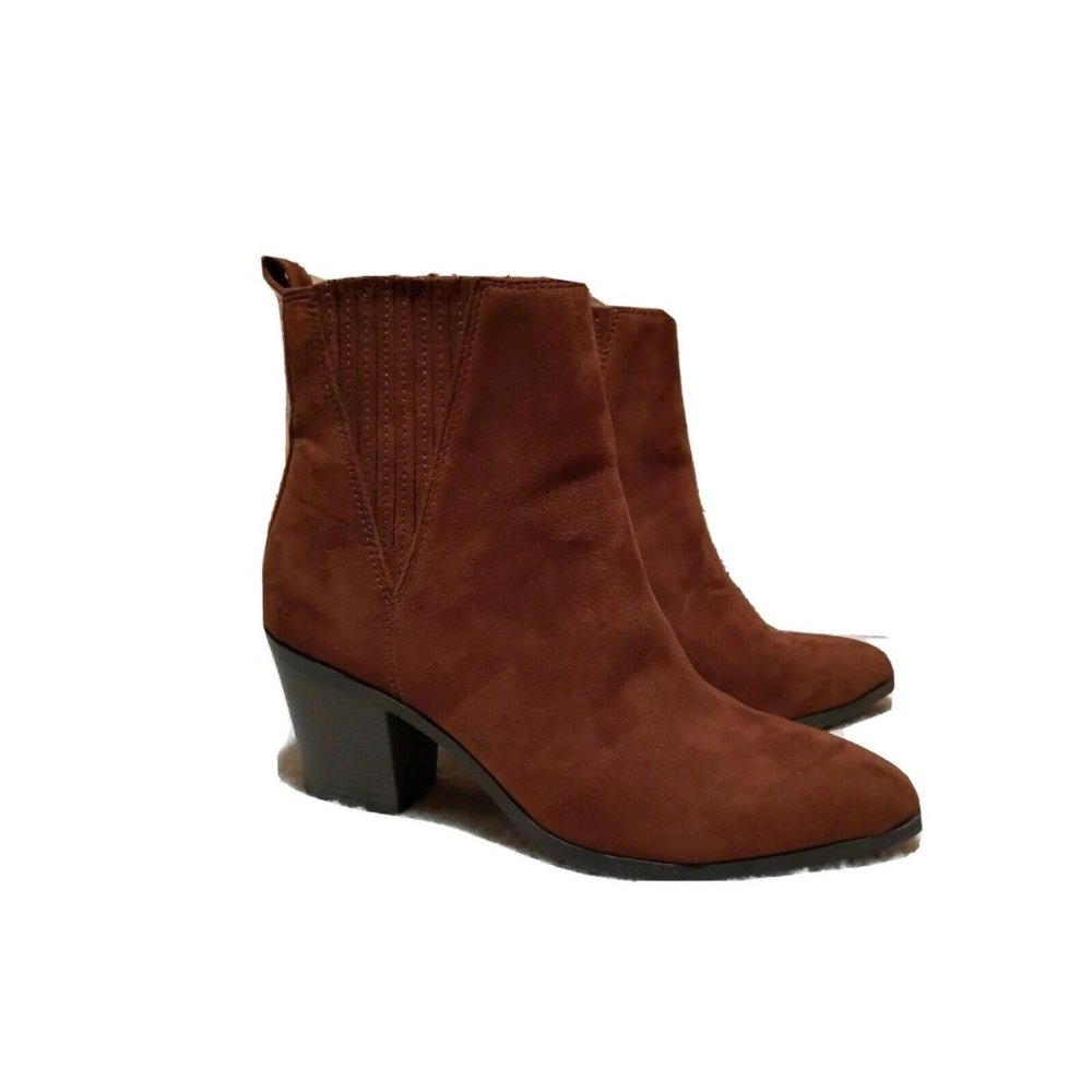 Espirit Reina Brown Suede Boots Size 8  VGS